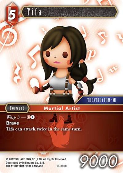 Tifa 19-006C From Nightmares Final Fantasy card