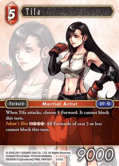 Tifa 2-011L Opus II Final Fantasy card