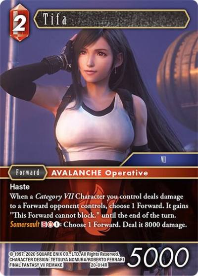 Tifa 20-014R Dawn of Heroes Final Fantasy card