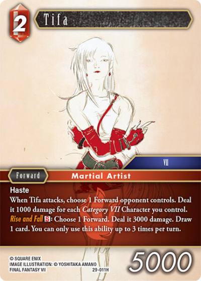 Tifa 29-011H Blissful Eternity Final Fantasy card