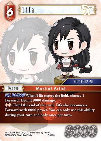 Tifa EX 17-012R Rebellion's Call Final Fantasy card