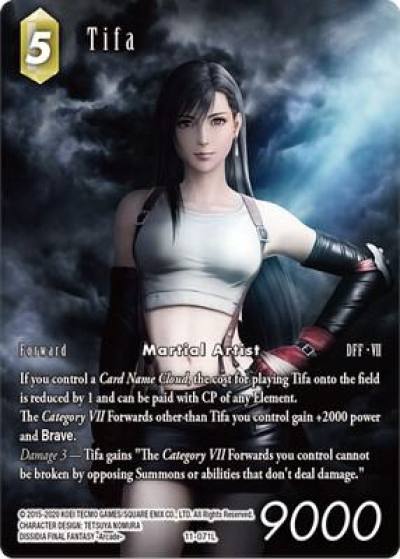 Tifa Full Art 11-071L Opus XI Final Fantasy card