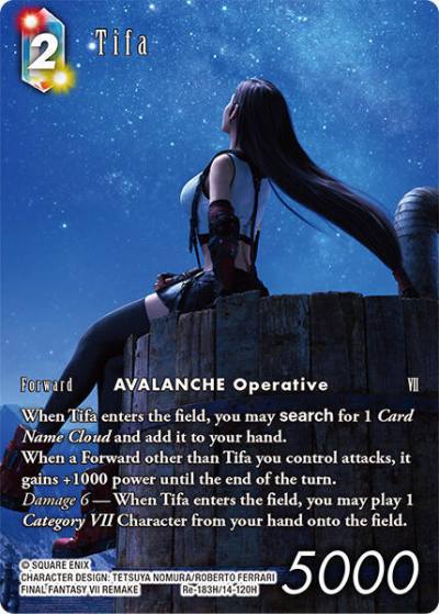 Tifa Full Art Re-183H/14-120H Legacy Collection Final Fantasy card