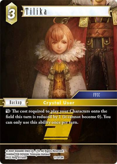 Tilika 11-073H Opus XI Final Fantasy card