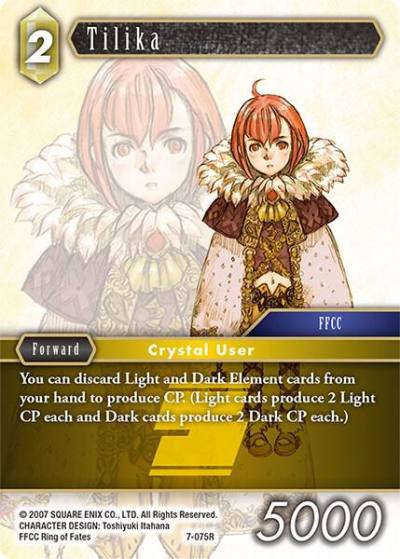 Tilika 7-075R Opus VII Final Fantasy card