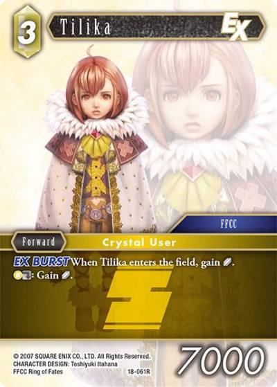Tilika EX 18-061R Resurgence of Power Final Fantasy card