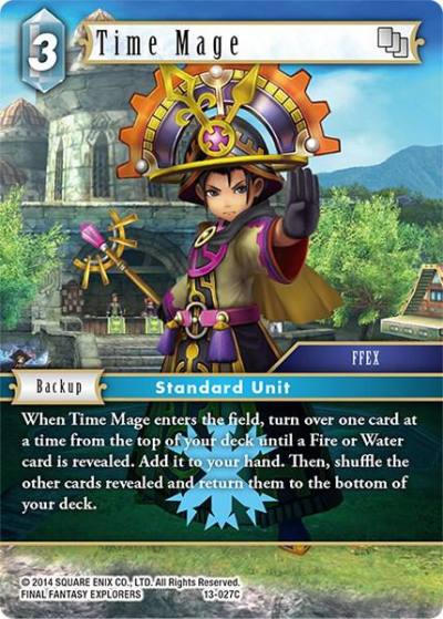 Time Mage 13-027C Opus XIII: Crystal Radiance Final Fantasy card