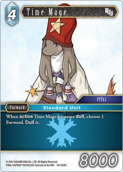 Time Mage 14-034C Opus XIV: Crystal Abyss Final Fantasy card