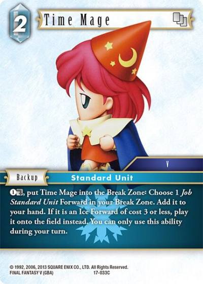 Time Mage 17-033C Rebellion's Call Final Fantasy card