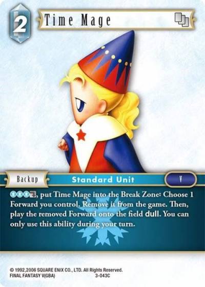 Time Mage 3-043C Opus III Final Fantasy card