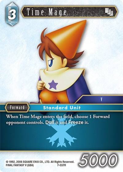Time Mage 7-037R Opus VII Final Fantasy card