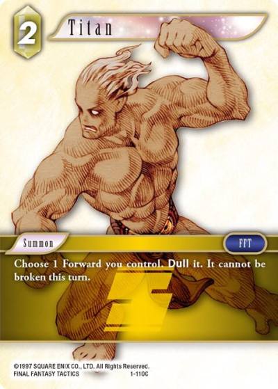 Titan 1-110C Opus I Final Fantasy card