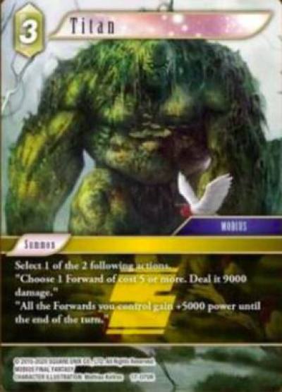 Titan 17-070R Rebellion's Call Final Fantasy card