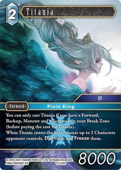 Titania 13-132S Opus XIII: Crystal Radiance Final Fantasy card