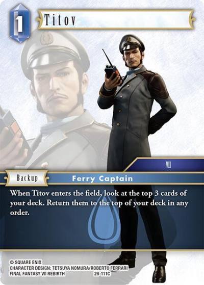 Titov 26-111C Gunslinger in the abyss Final Fantasy card