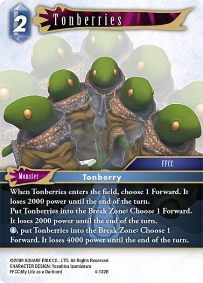 Tonberries 4-132R Opus IV Final Fantasy card