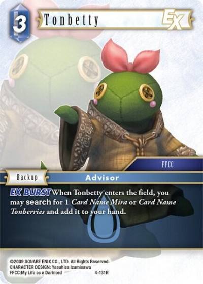 Tonbetty EX 4-131R Opus IV Final Fantasy card