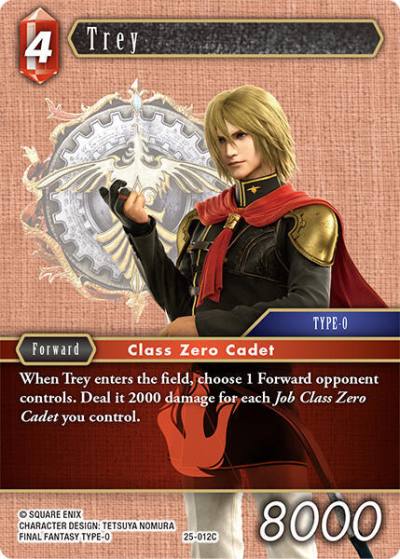 Trey 25-012C Tears of the Planet Final Fantasy card