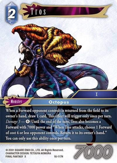 Tros 16-117H Emissaries of Light Final Fantasy card