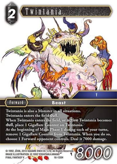 Twintania 16-130H Emissaries of Light Final Fantasy card