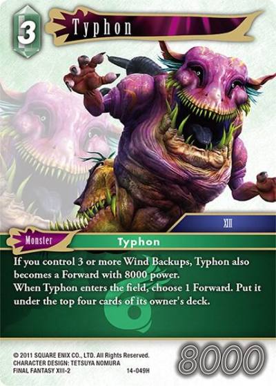 Typhon 14-049H Opus XIV: Crystal Abyss Final Fantasy card