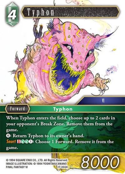 Typhon 17-055H Rebellion's Call Final Fantasy card