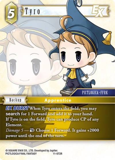 Tyro EX 11-072R Opus XI Final Fantasy card