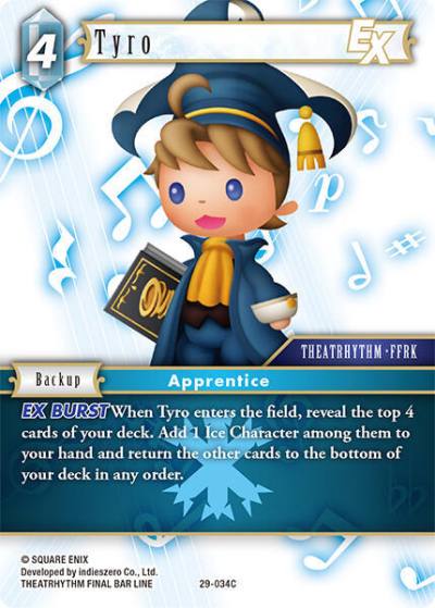 Tyro EX 29-034C Blissful Eternity Final Fantasy card