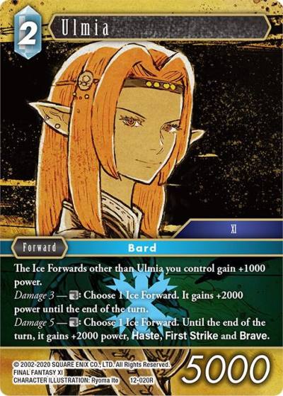 Ulmia 12-020R Opus XII Final Fantasy card