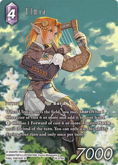 Ulmia (Full Art) 28-078H Dreamlike Oceans Final Fantasy card