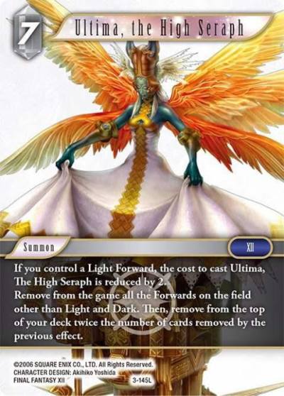 Ultima the High Seraph 3-145L Opus III Final Fantasy card