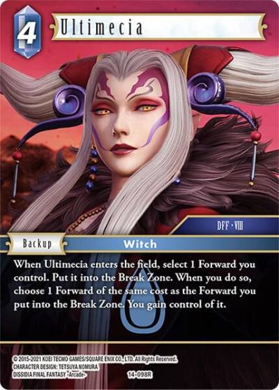 Ultimecia 14-098R Opus XIV: Crystal Abyss Final Fantasy card
