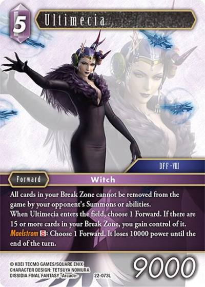 Ultimecia 22-073L Hidden Hope Final Fantasy card