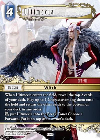 Ultimecia B-016 Boss Deck: Chaos Final Fantasy card
