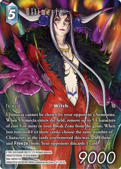 Ultimecia Full Art 21-023L Beyond Destiny Final Fantasy card