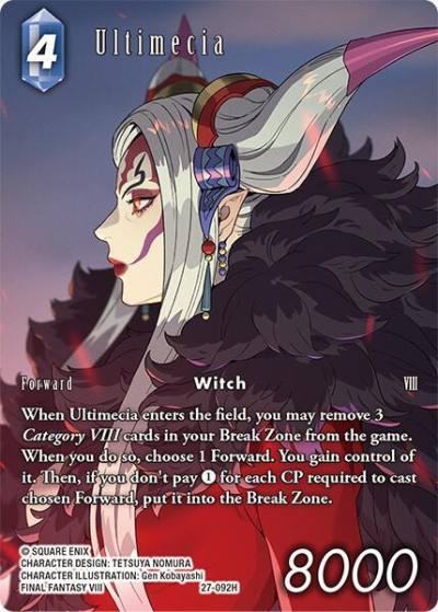 Ultimecia Full Art 27-092H Journey of discovery Final Fantasy card
