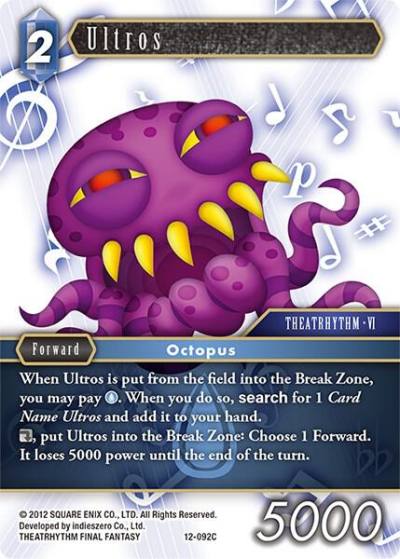 Ultros 12-092C Opus XII Final Fantasy card