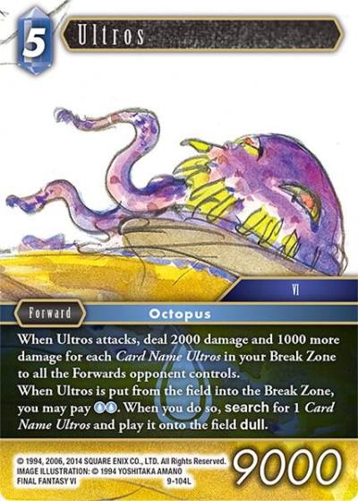 Ultros 9-104L Opus IX Final Fantasy card