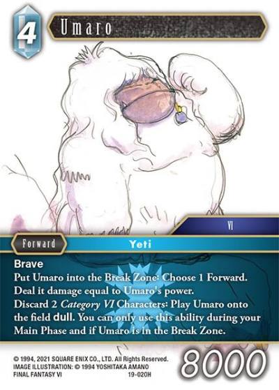 Umaro 19-020H From Nightmares Final Fantasy card