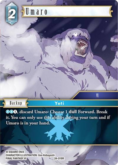 Umaro 24-019R Hidden Legends Final Fantasy card