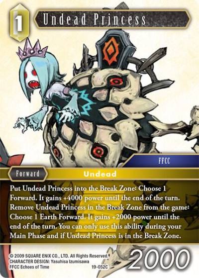 Undead Princess 19-052C From Nightmares Final Fantasy card