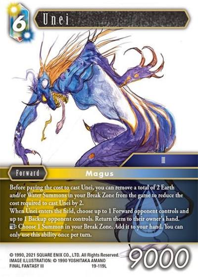 Unei 19-119L From Nightmares Final Fantasy card