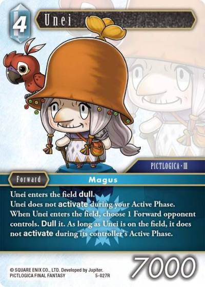 Unei 5-027R Opus V Final Fantasy card