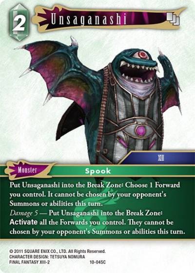 Unsaganashi 10-045C Opus X Final Fantasy card