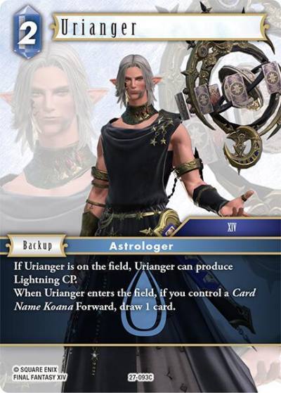 Urianger 27-093C Journey of discovery Final Fantasy card