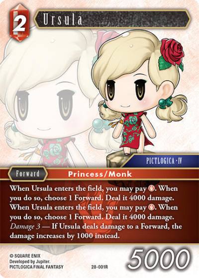 Ursula 28-001R Dreamlike Oceans Final Fantasy card