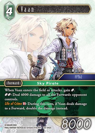 Vaan 23-042C Hidden Trials Final Fantasy card