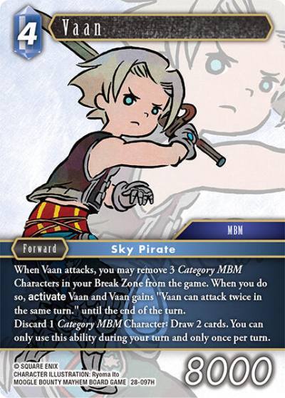 Vaan 28-097H Dreamlike Oceans Final Fantasy card