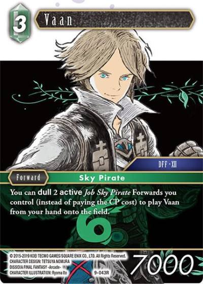 Vaan 9-043R Opus IX Final Fantasy card