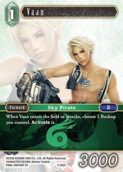 Vaan Common 2-052C Opus II Final Fantasy card
